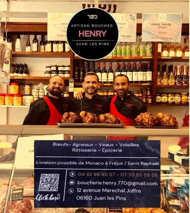 bOUCHERIE HENRY JUAN LES PINS 