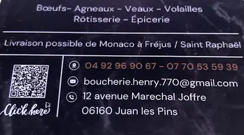 Boucherie Casher à Juan-les-Pins 