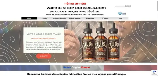 VapingShop E liquides France 